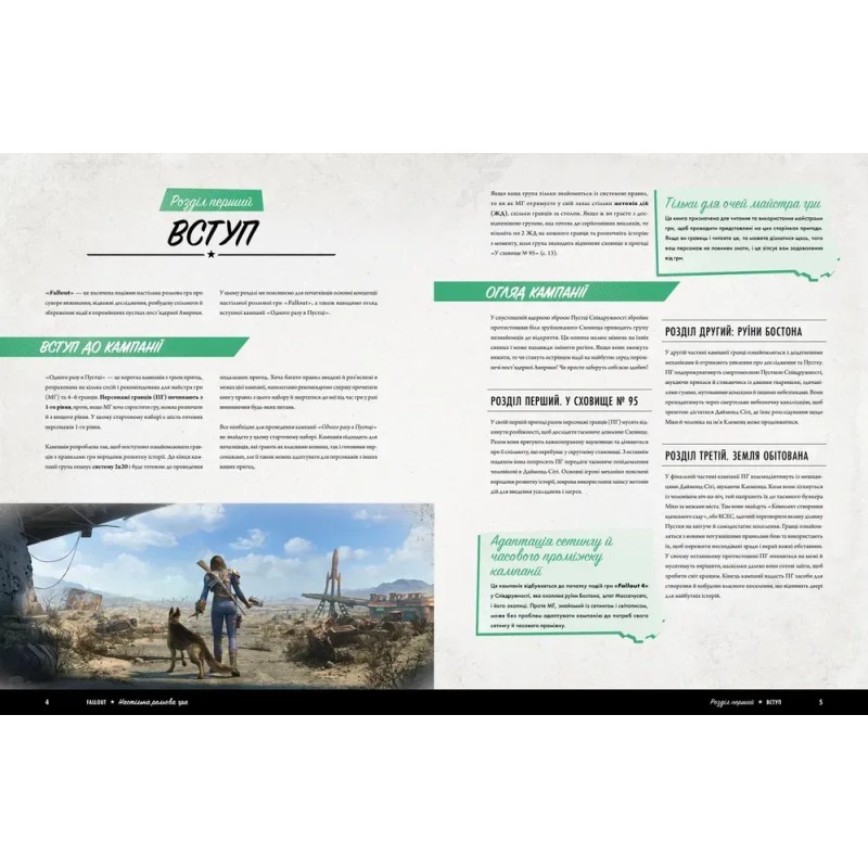 Настільна гра Fallout. Рольова гра - Стартовий набір UA