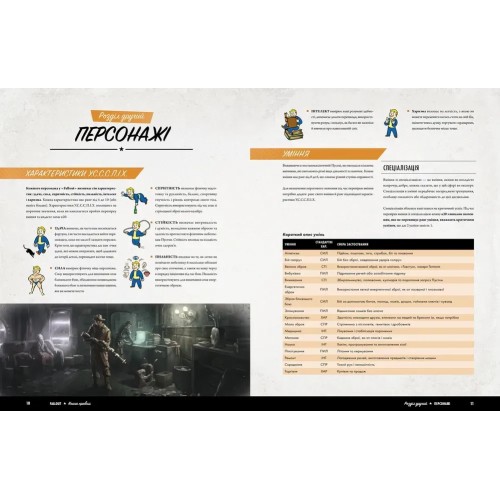 Настільна гра Fallout. Рольова гра - Стартовий набір UA