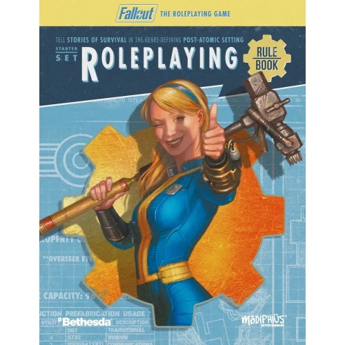 Настільна гра Fallout. Рольова гра - Стартовий набір UA
