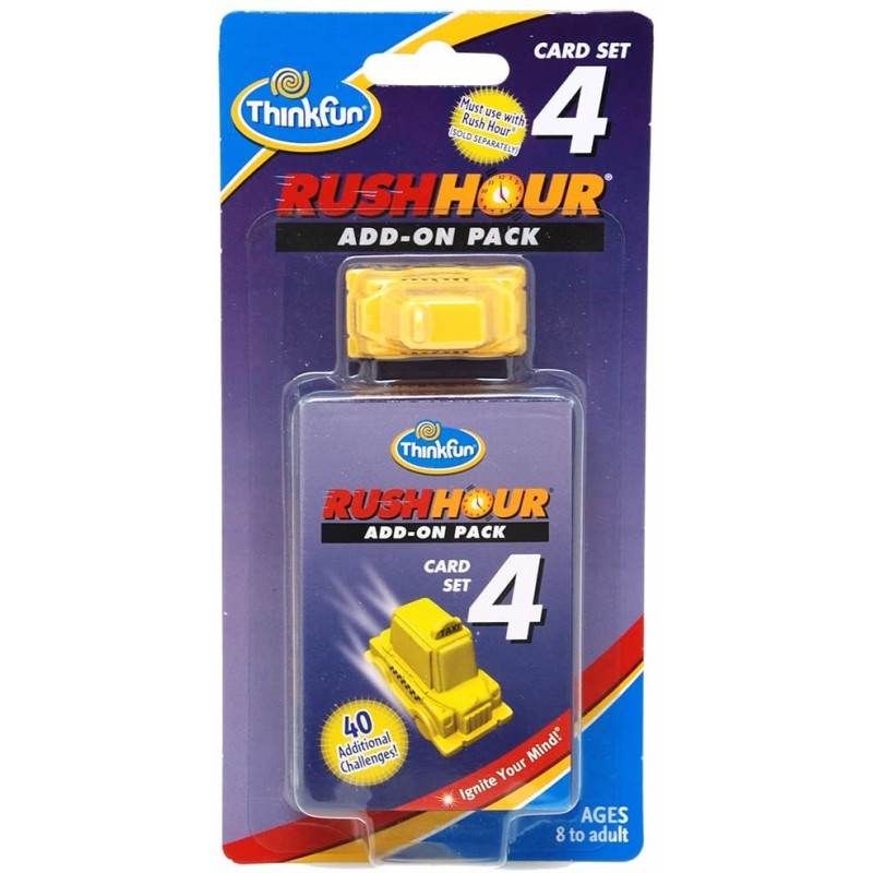 Головоломка Час пик дополнение 4 Такси (Thinkfun Rush Hour Add-On Pack 4)