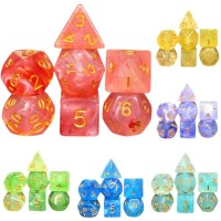 Набір прозорих кубиків Elite RPG 7 шт (колір в асортименті)