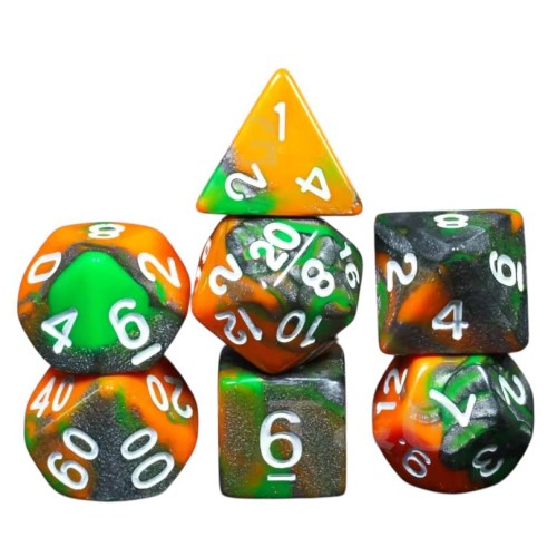 Кубики (дайси) Набір Mix Color кубиків Elite RPG 7 шт (колір в асортименті)