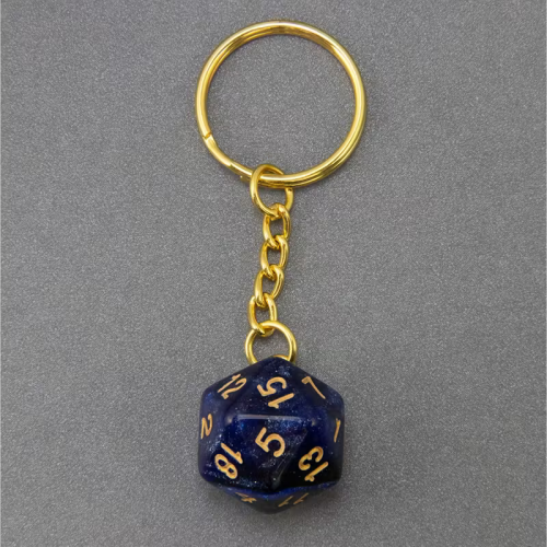 Значки и брелки Брелок с дайсом д20