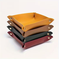 Dice Tray (Лоток для кубиків) квадратний з кожзаму