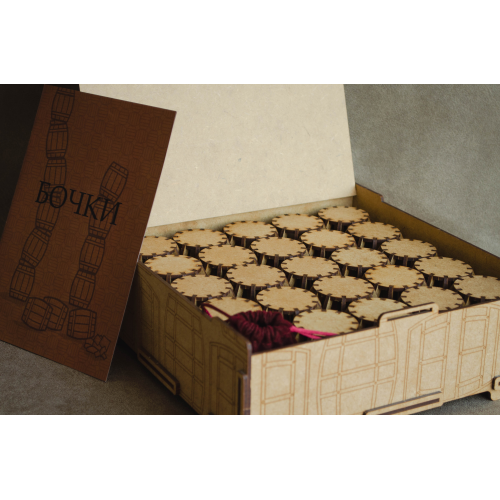 Настільна гра Бочки (дерево)