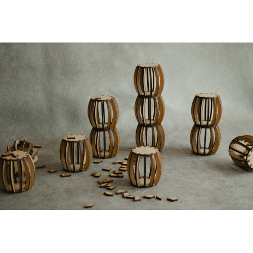 Настільна гра Бочки (дерево)