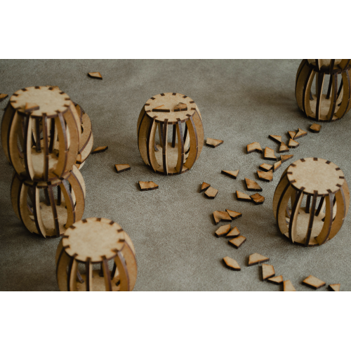 Настільна гра Бочки (мішковина)