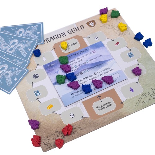 Токены игроков для игры Змиевир (Wyrmspan player set tokens)