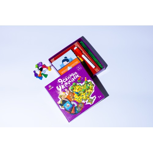 Настільна гра Квест у коробці "9 скарбів України"