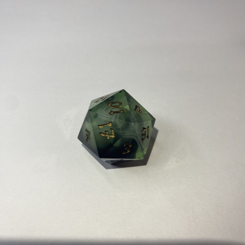 Кубики ручной работы для DnD туманные (DS8)