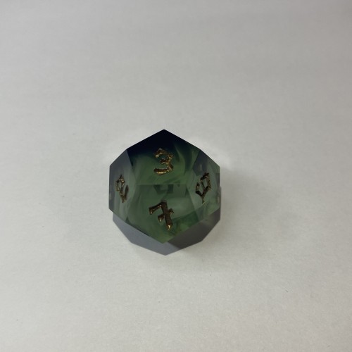 Кубики ручной работы для DnD туманные (DS8)