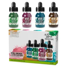 Набір акрилових чорнил GSW Acrylic lnks Set - Transparent Shades (х4)