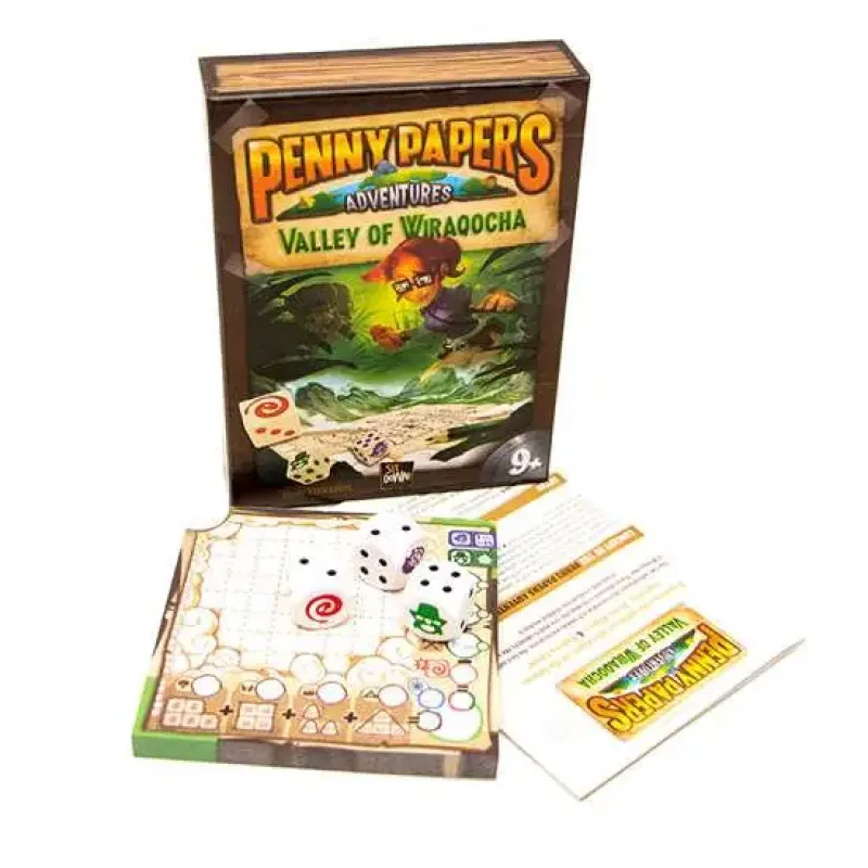 Настольная игра Penny Papers Adventures: Valley of Wiraqocha (Пенни Пейперс: Долина Виракоча)