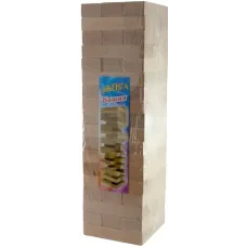 Дженга-Гигант массив дерева (54 брусков) (43х12,5х12,5 см)