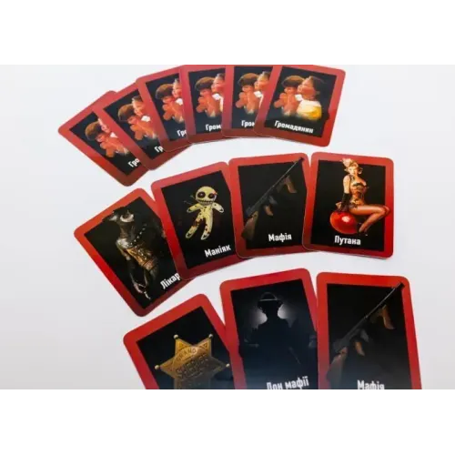 Настольная игра Мафия пластиковая (Mafia)