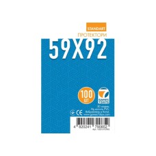 Протекторы для карт Games7Days (59 х 92 мм, Euro, 100 шт.) (STANDART)