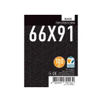Протекторы для карт Games7Days (66 х 91 мм, MTG, 100 шт.) Black (PREMIUM)