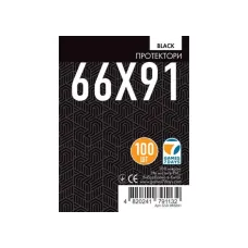 Протекторы для карт Games7Days (66 х 91 мм, MTG, 100 шт.) Black (PREMIUM)