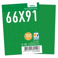 Протекторы для карт Games7Days (66 х 91 мм, MTG, 80 шт.) Green (PREMIUM)