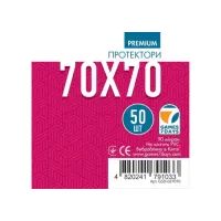 Протекторы для карт Games7Days (70 х 70 мм, Square Small, 50 шт.) (PREMIUM)