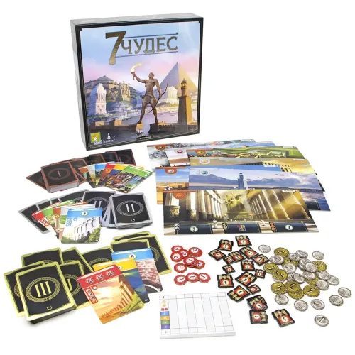 Настольная игра 7 Чудес 2 издание (7 Wonders 2nd Edition) UA