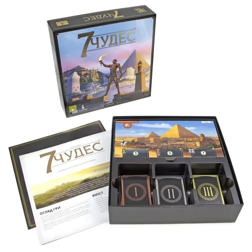 Настольная игра 7 Чудес 2 издание (7 Wonders 2nd Edition) UA