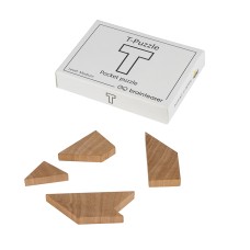 Дерев'яна головоломка T-Puzzle pocket puzzle | Міні ЗАМОРОЧКА