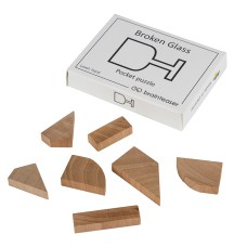 Дерев'яна головоломка Broken Glass pocket puzzle | Міні ЗАМОРОЧКА