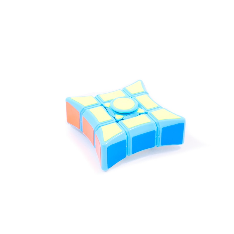 Кубик YJ 1x3x3 Spinning King Corner blue | Кубоід спінер