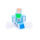 Кубик YJ 1x3x3 Spinning King Corner blue | Кубоід спінер