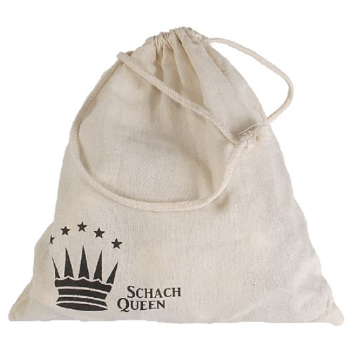 Шахи Бавовняний мішечок для шахів 23x25,5 см "SchachQueen"