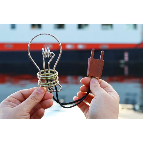 Головоломка Головоломка Лампочка | Constantin puzzle Metal Light Bulb