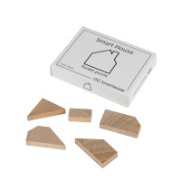 Дерев'яна головоломка Smart House pocket puzzle | Міні ЗАМОРОЧКА