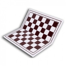 Дошка шахова складана пластикова 57 мм біло-коричнева