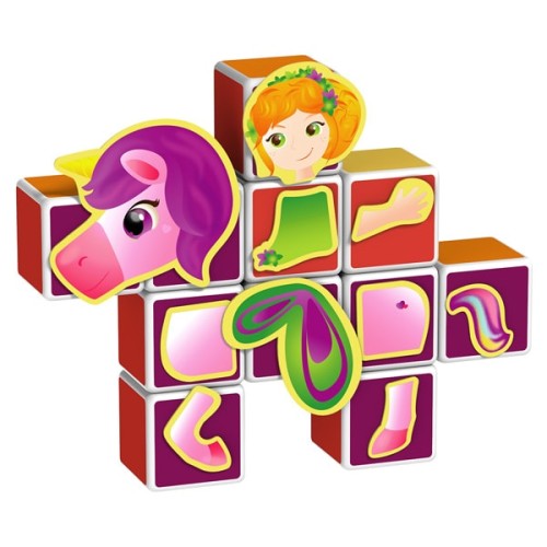 Конструктори Geomag MAGICUBE Princess | Магнітні кубики Принцеса