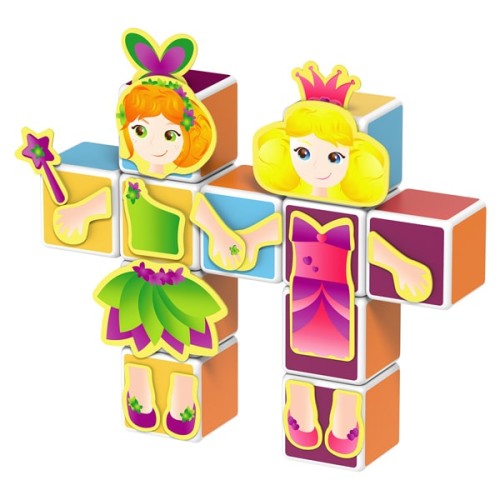 Конструктори Geomag MAGICUBE Princess | Магнітні кубики Принцеса