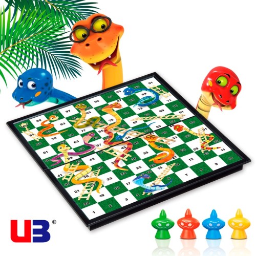 Другие игры Игра Змеи и лестницы (магнитная) | Snakes and Laaders Game