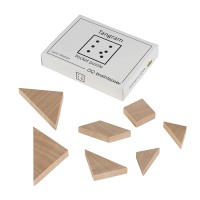 Дерев'яна головоломка Tangram pocket puzzle | Міні ЗАМОРОЧКА