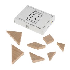 Дерев'яна головоломка Tangram pocket puzzle | Міні ЗАМОРОЧКА