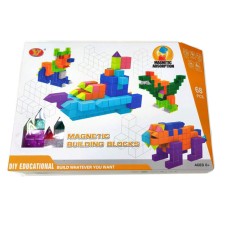 YJ Magnetic Blocks | Магнітні блоки 68 елементів із завданнями