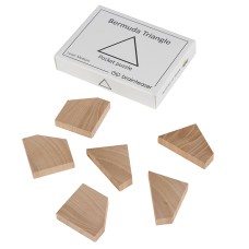 Дерев'яна головоломка Bermuda Triangle pocket puzzle | Міні ЗАМОРОЧКА