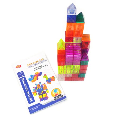 Головоломка YJ Magnetic Cube Blocks | Магнітні блоки із задачами 34 деталі