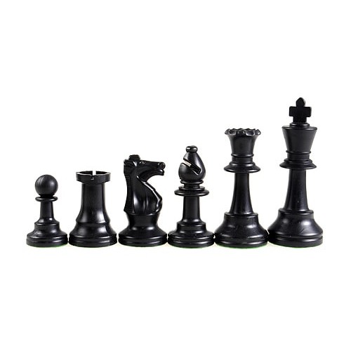 Шахи Шахові фігури Стаунтон 97 мм, пластик обтяжені