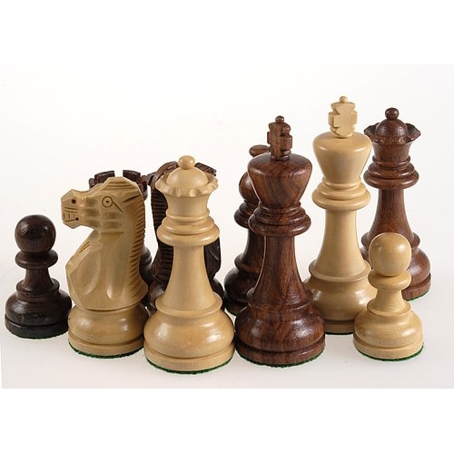 Шахи Шахові фігури дерев'яні 98мм Американський Стаунтон