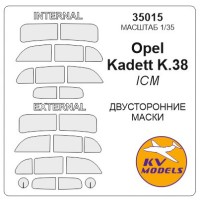 Маска для модели автомобиля Opel Cadet K.38, двухсторонняя (ICM)