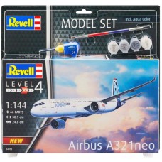 Подарочный набор с пассажирским самолетом Airbus A321 Neo