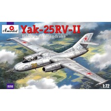 Пластиковая модель истребителя-перехватчика Як-25РВ-II