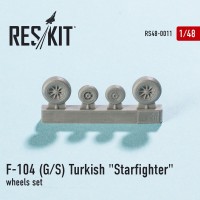 Смоляные колеса для турецких самолетов F-104 (A/B/C/D) Starfighter