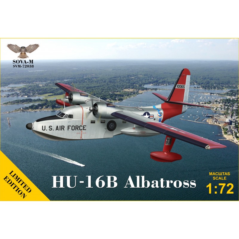 Збірна модель літака Багатоцільовий літак-амфібія HU-16B Albatross 1:72