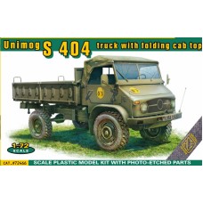 Грузовик Unimog S 404 со складной крышей кабины